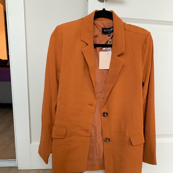Tangerine Blazer from Kittenish, NEW!! - Picture 2 of 4